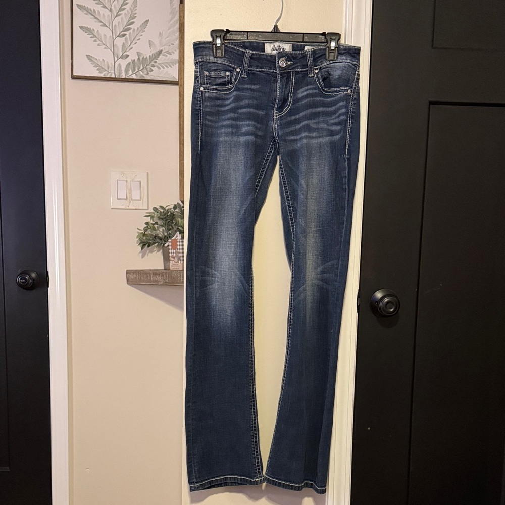 Daytrip Women's Boot Cut Jeans - Dark Blue